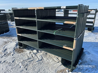 Quantity of (24) 2026 BYT SPP01 7 ft 6 in x 5 ft Livestock Panel (Unused)