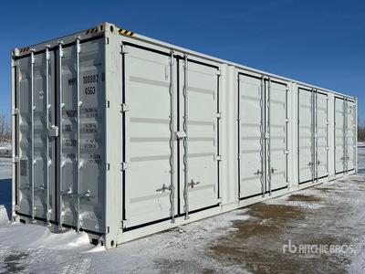 2026 40 ft High Cube Multi-Door Contenedor de almacenamiento