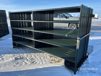 Quantity of (24) 2025 BYT MDRP96 9 ft 6 in x 5 ft Livestock Panel (Unused)