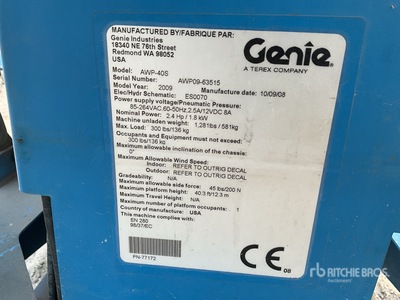 Genie Electric Verticale mastlift