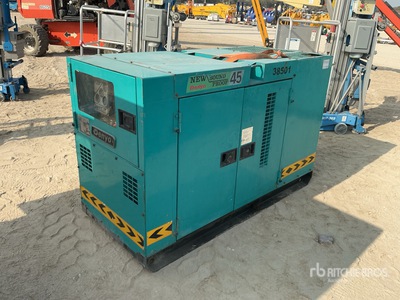 Denyo DCA-45SPI 45 kVA Skid-Mounted مولد (Inoperable)