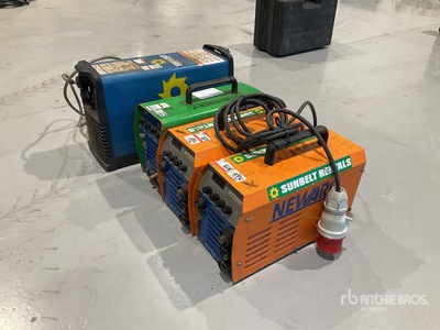 Quantity of (4) MILLER/NEWARC Mobile TIG Electric Welder