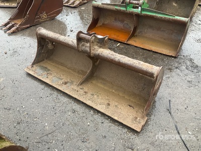 Geith 1500 mm Cleanup エクスカベーター用バケット