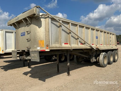 2015 Mate Tri/A Aluminum Frameless End Dump Trailer