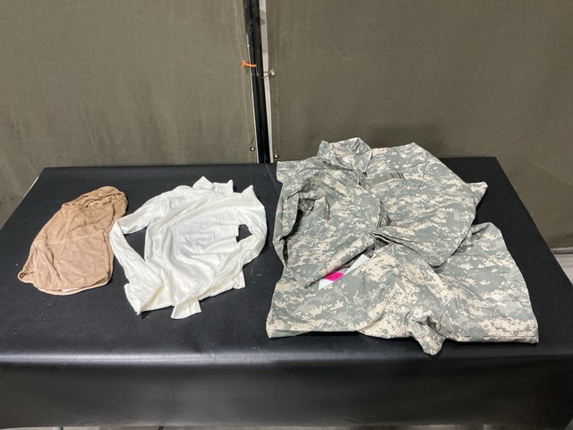 (80) Pairs of Mechanic&rsquo;s Coveralls, (45) Antiflash Hoods & Assorted Items