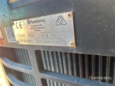 2021 Husqvarna 9505 Trench Compactor