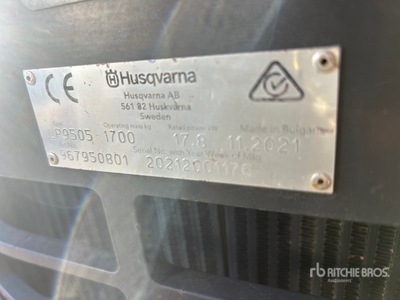 2021 Husqvarna 9505 Trench Compactor