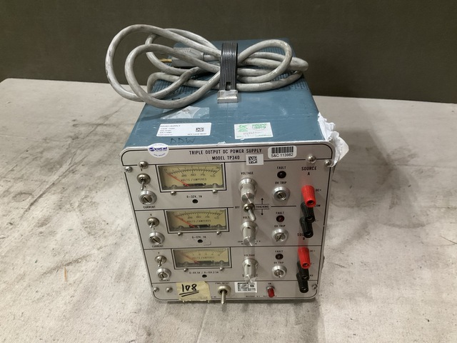 Power Designs TP340 Triple Output DC Power Supply