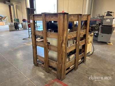 Quantity of (2) Double head cutting machine ورش و مخازن متنوعة