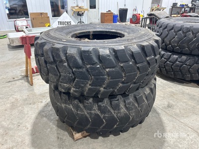 Quantity of (2) Bridgestone 20.5R25 Tires
