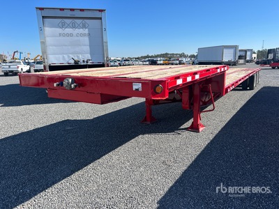 2008 Manac 45 ft Tri/A Single Drop Step Deck Trailer