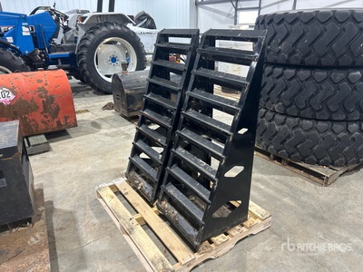 Quantity of (2) 22 in x 55 in Steel Ramp