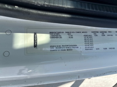 2018 Freightliner M2 106 Van Truck