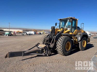 Volvo L110H with forks, bucket and stinger Wheel Loader