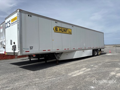 2016 Wabash 53 ft T/A Remolque de furgoneta