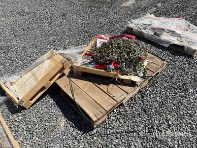 Quantity of 2026 suhivelee BC-5400 (5) 5400 lb Ratchet Binders & (10) 20 ft Chains ورش و مخازن متنوعة (Unused)