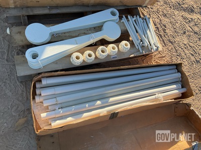 (2) Snow Camouflage Screening Support Systems