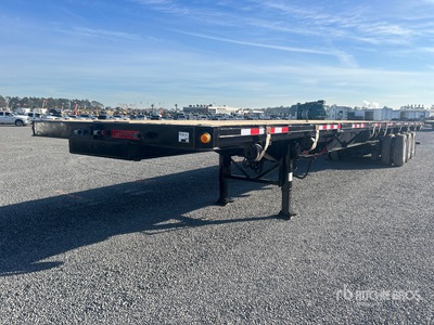 2012 Manac 52 ft Tri/A 52 ft Extendable フラットベッドトレーラー