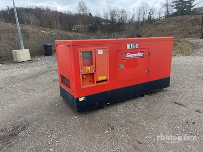 2008 Genelec M5 CH250 V400/50HZ 72.5 kVA Skid-Mounted Groupe Electrogene Generator Set