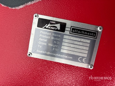 2025 Handy HEM48 48 in Excavator Mulcher - Fits Cat 320 (Unused)