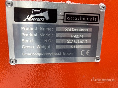 2025 Handy HSNC78 78 in Skid Steer Power Rake (Unused)