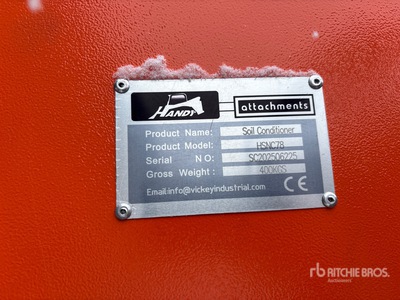 2025 Handy HSNC78 78 in Skid Steer Power Rake (Unused)