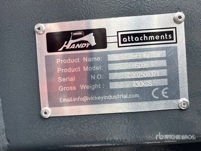 2025 Handy HSD96 96 in PAT Skid Steer Dozer (Unused)