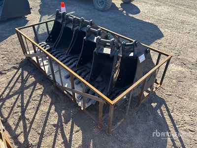 Quantity of (6) Yanmar 11.5 in Digging Excavator Bucket - Fits Yanmar VIO 27-35 (Unused)