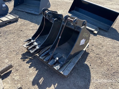 Quantity of (2) Yanmar 18 in Digging Excavator Bucket - Fits Yanmar VIO 45/55 (Unused)