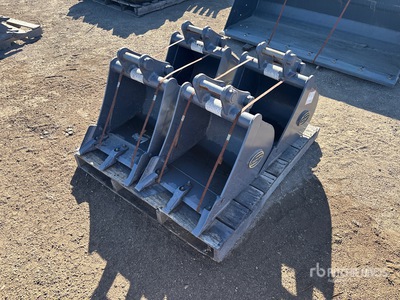 Quantity of (4) Strickland 18 in Excavator Bucket - Fits Hitachi ZX30 (Unused)