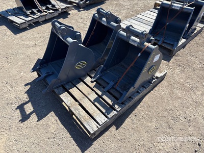 Quantity of (3) Strickland 18 in Digging Excavator Bucket - Fits Hitachi ZX 30 (Unused)