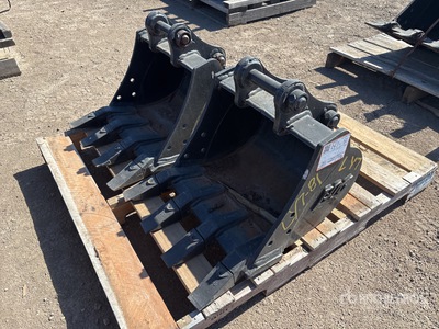 Quantity of (2) 18 in Digging Excavator Bucket - Fits Yanmar VIO 20-3 HD (Unused)