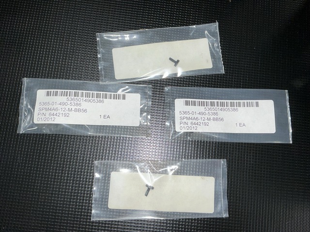 (161) Raytheon 6442192 Machine Thread Plugs