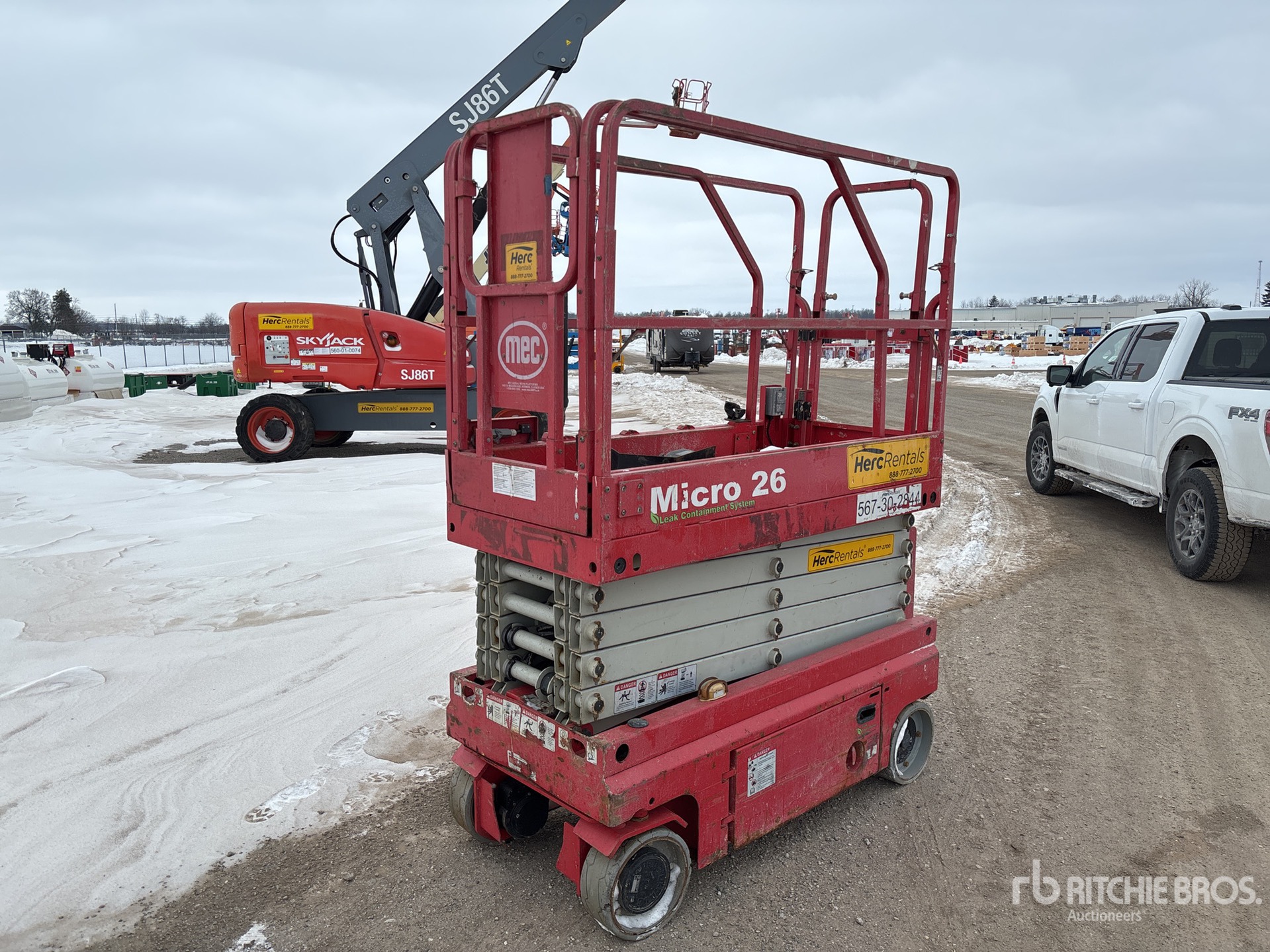 2019 MEC Micro26 Electric Scissor Lift