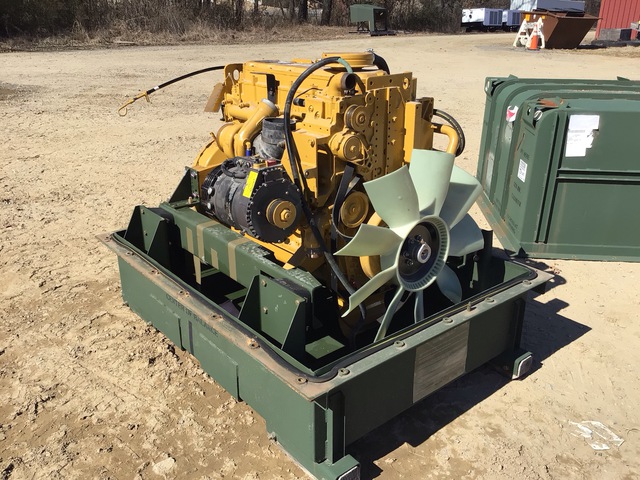 Cat 3126 Turbo Diesel Engine w/Shipping Container