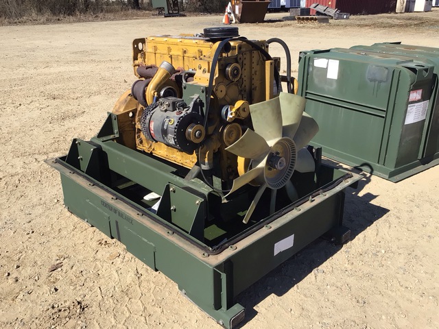 Cat 3126 Turbo Diesel Engine w/Shipping Container