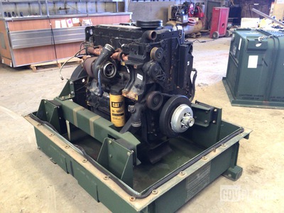 Cat 3126 Turbo Diesel Engine w/Shipping Container