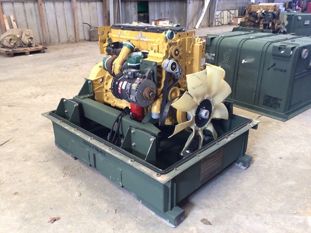 Cat C7 Turbo Diesel Engine w/Shipping Container
