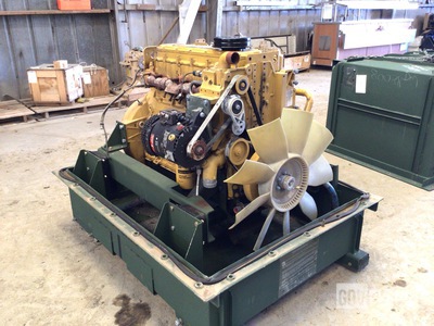 Cat 3126 Turbo Diesel Engine w/Shipping Container