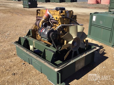 Cat 3126 Turbo Diesel Engine w/Shipping Container
