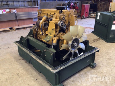 Cat 3126 Turbo Diesel Engine w/Shipping Container