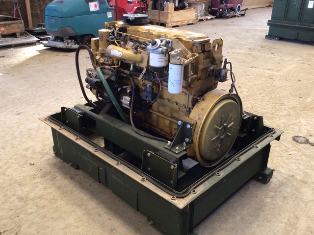 Cat 3126 Turbo Diesel Engine w/Container