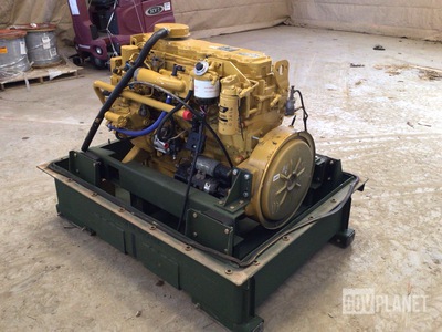 Cat 3126 Turbo Diesel Engine w/Container