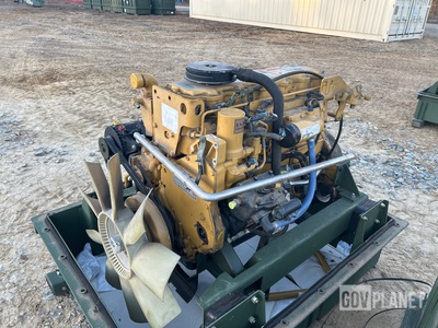 Cat 3126 Turbo Diesel Engine w/Shipping Container