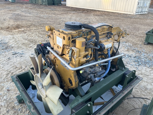 Cat 3126 Turbo Diesel Engine w/Shipping Container