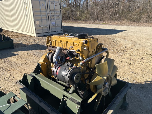 Cat 3126 Turbo Diesel Engine w/Shipping Container