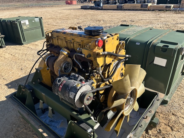 Cat 3126 Turbo Diesel Engine w/Shipping Container