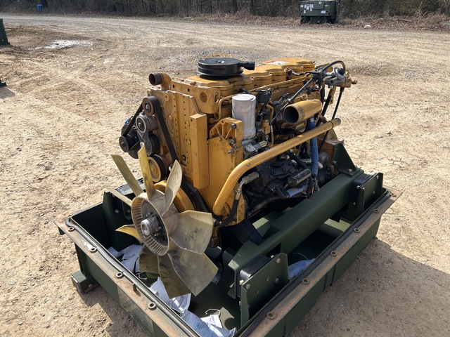 Cat 3126 Turbo Diesel Engine w/Container