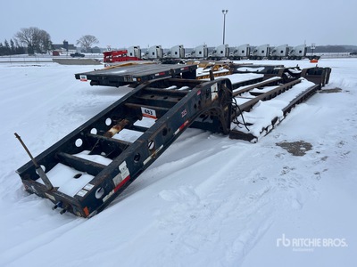 2007 Fontaine TH604-DSR 60 ton Tri/A Removable Gooseneck Góndola