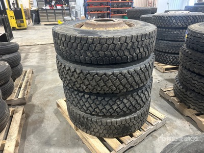 Quantity of (4) Michelin 11R24.5 Tires